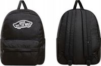VANS PLECAK SZKOLNY OLD SKOOL CZARNY DUŻY KLASYK REALM DESKA BLACK 22 Litr