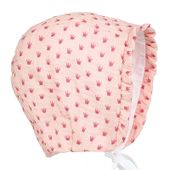 Pupill Korona bonetka dla dziewczynki muślin jasny róż 38-40