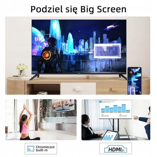 Telewizor CHiQ 50" 4K UHD Smart TV Android11 na Arena.pl