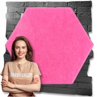 Panele Ścienne Filcowe 3D Heksagon Zagłówek Samoprzylepne Akustyczne Soft