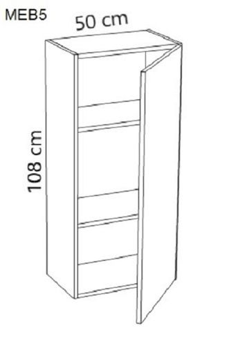 meblościanka LOFT 4 (push-open) na Arena.pl