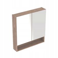 GEBERIT Selnova Square Szafka z lustrem 58,8x17x85cm orzech włoski hickory