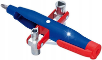KLUCZ WIELOFUNKCYJNY DO SZAF STEROWNICZYCH DO 4 RÓŻNYCH SZAF KNIPEX