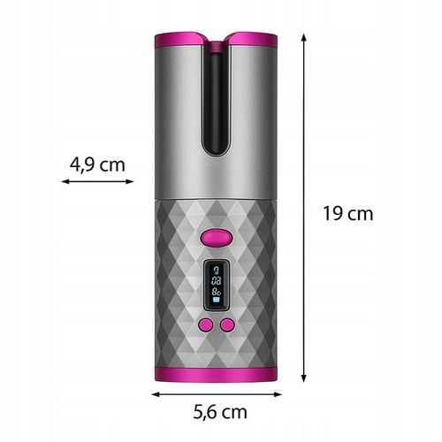 Bezprzewodowa lokówka automatyczna LCD fale loki obrotowa USB Do na Arena.pl