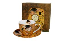 filiżanka ze spodkiem 280ml THE KISS by Gustav Klimt