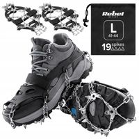 Raczki z kolcami nakładki na buty turystyczne rozmiar L 41-44 REBEL