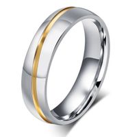 OBRĄCZKA KLASYCZNA DWUKOLOROWA POZŁACANA 18K