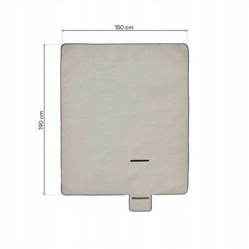 Koc piknikowy plażowy kemping biwak mata izolacja ALU Meteor L 190 x 150 cm na Arena.pl
