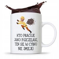 Kubek Prezent Dla Pszczelarza W Cyrku Nie Śmieje Z Nadrukiem Ze Zdjęciem