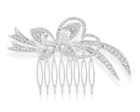 Wieczorowy grzebień  do włosów z dżetami