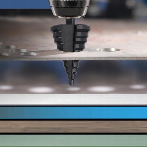 3x SPIRALNE Wiertło stożkowe stopniowe HSS do metalu drewna 4-32MM na Arena.pl