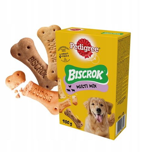 PEDIGREE Biscrok ciastka dla psa w kształcie kostek 2x500 g na Arena.pl