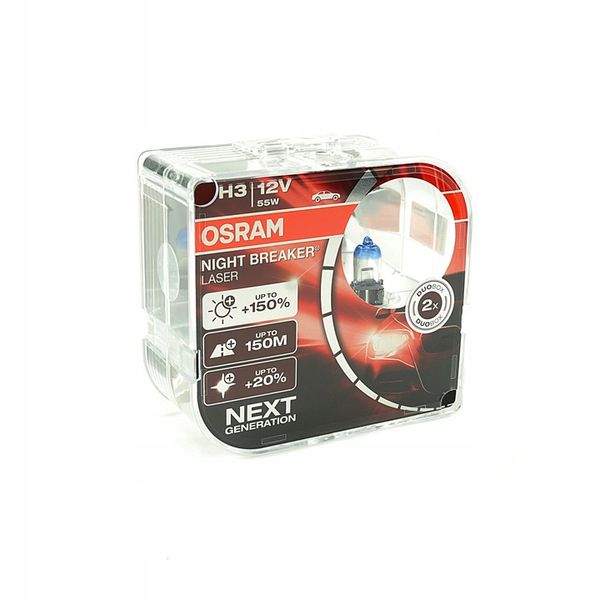 OSRAM Żarówki H3 Night Breaker Laser +150% zdjęcie 8