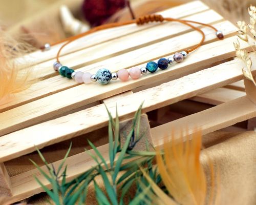 Bransoletka Znak Zodiaku BYK Naturalne Kamienie Zodiak na Arena.pl