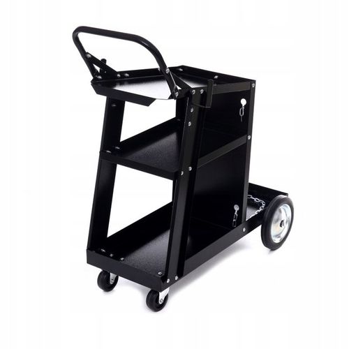 Wózek spawalniczy DO SPAWAREK Z PÓŁKĄ NA BUTLE STABILNY MIG MAG MMA TIG na Arena.pl