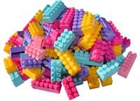 Hemar kreatywne klocki pastelowe K2, 5 kg, luz