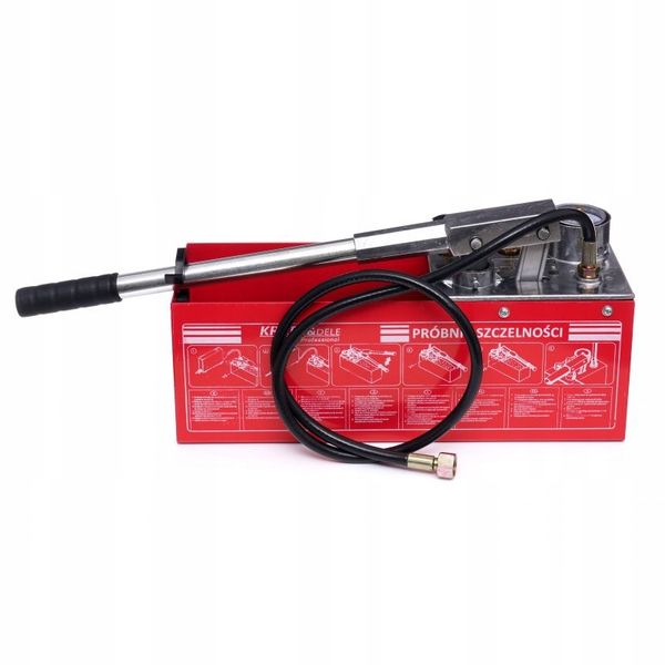 POMPA KONTROLNA DO PRÓB CIŚNIENIOWYCH SZCZELNOŚCI 0-50KG 45ML 12L TESTER zdjęcie 5