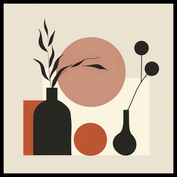 Plakat 70x70cm Stół Roślin zdjęcie 2