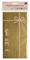 BIBUŁKA DO PAKOWANIA PREZENTÓW 50X70 ZŁOTA INTERDRUK