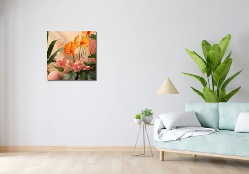 Obraz 60x60cm Pomarańczowy Raj na Arena.pl