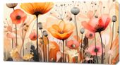 Obraz 90x50cm Taneczne Maki