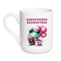 KUBEK „WSZYSTKIEGO ŻAJEBISTEGO” Wzór - Elegant Coffee 330 ml