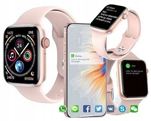 SMARTBAND zegarek SMARTWATCH Puls Krokomierz Kalorie AMOLED zdjęcie 1