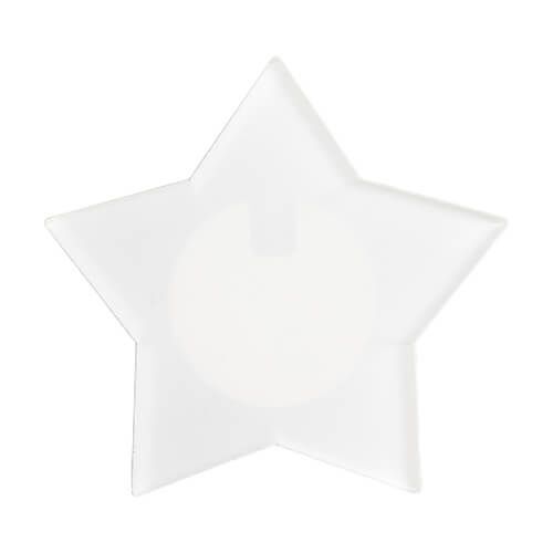 Identyfikator akrylowy z kolorowym podświetleniem LED do sublimacji - gwiazda na Arena.pl