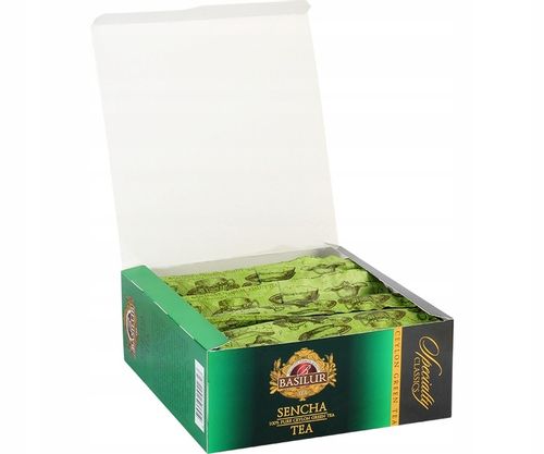 Herbata zielona Basilur Sencha Classics Ceylon - 100 x 1,5 g na Arena.pl