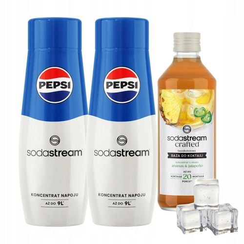 Zestaw Syrop Koncentrat do wody SodaStream Pepsi 2x440 ml + Crafted na Arena.pl