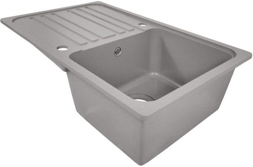 Aquamarin Zlew kuchenny Granite, 76 x 46 cm, szary na Arena.pl