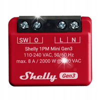 Sterownik Shelly 1PM Mini Gen3