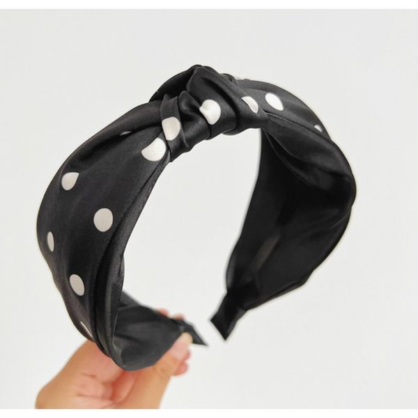 Opaska Do Włosów Simple Kropki O496 zdjęcie 2