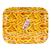 RAW French Fries Large Metal Rolling Tray