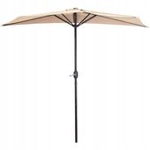 PARASOL OGRODOWY PÓŁ-PARASOL ŚCIENNY NA TARAS 2,7 M BEŻOWY MULTIGARDEN