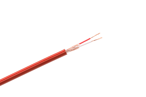 Kabel mikrofonowy stereo 6mm czerwony na Arena.pl