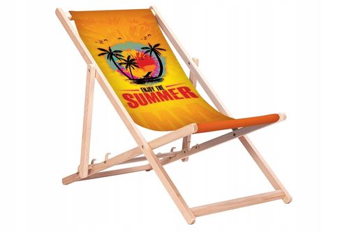 Tkanina Leżaka Klasycznego Ogrodowego Enjoy The Summer KN55 na Arena.pl