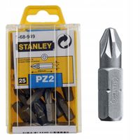 Stanley Końcówka do wkrętarki PZ2 - 25 sztuk