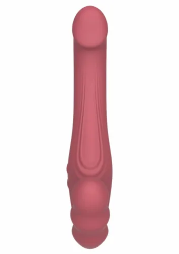 she.e.o strapless strap-on vibrator bezpaskowy, silikonowy, z pilotem na Arena.pl