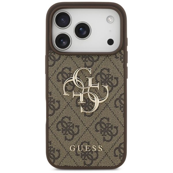 Etui Guess 4G Big Logo do iPhone 17 Pro brązowy zdjęcie 3