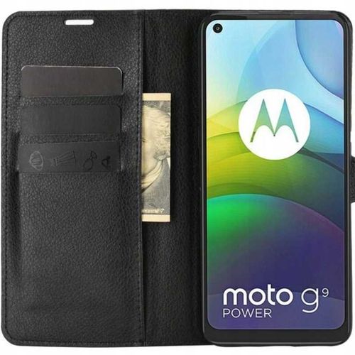 Litchi Moto G9 Power Czarny na Arena.pl