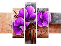 70 100CM OBRAZ 5 ELEM MAKI INACZEJ DRUK PŁÓTNO