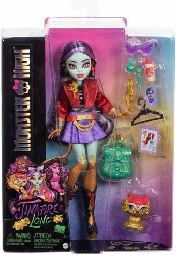 LALKA MONSTER HIGH JINAFIRE LONG lalka smok z pieskiem Cloudy „Yun Yun” na Arena.pl