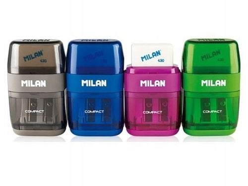 milan, temperówko-gumki compact, 16 sztuk na Arena.pl
