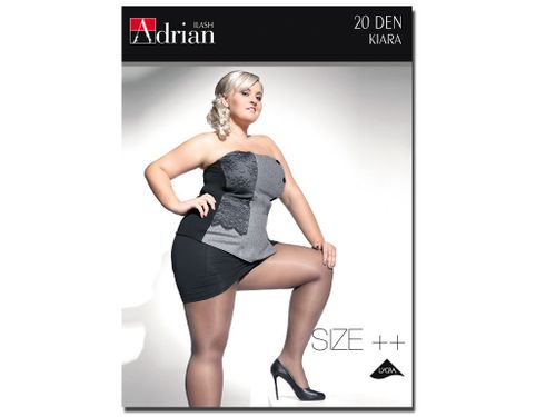 Rajstopy Kiara Adrian 20 den size plus 7 Nero na Arena.pl