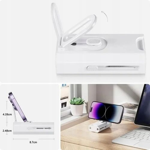 CZYŚCIK ZESTAW DO CZYSZCZENIA SŁUCHAWEK KLAWIATURY EKRANÓW RTV 8w1 na Arena.pl