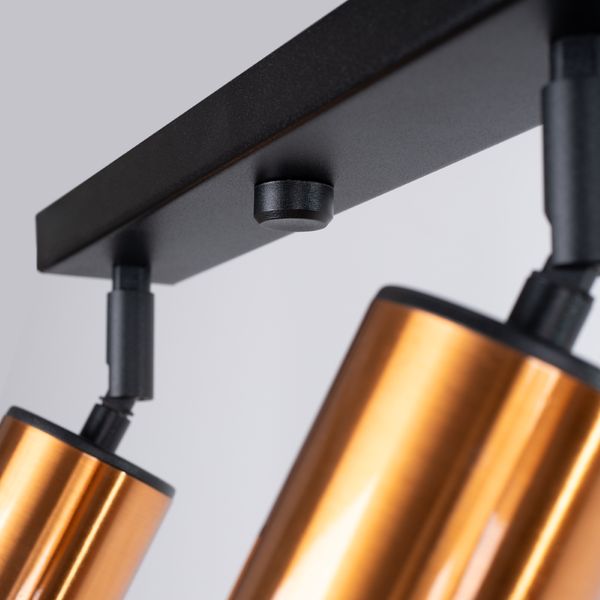 Plafon WINX 4L czarny/miedź zdjęcie 7