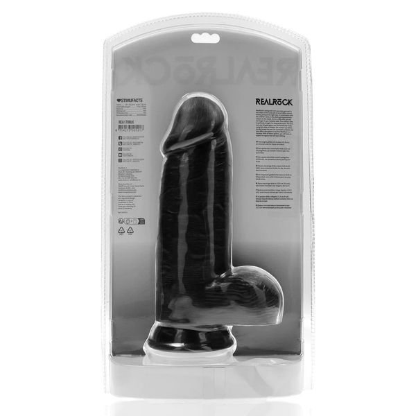 Extra Thick Straight With Balls 23 Cm - Black zdjęcie 3