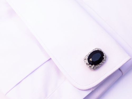 Czarne spinki do mankietów U151 na Arena.pl