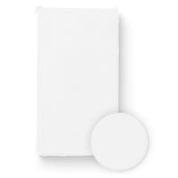 BOCIOLAND Prześcieradło z gumką do łóżeczka BAWEŁNA JERSEY 60x120cm BIAŁE